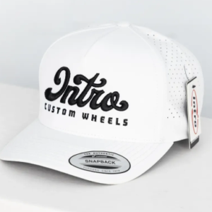 Chunky Intro Script Classic 5 Panel Perforated Snapback